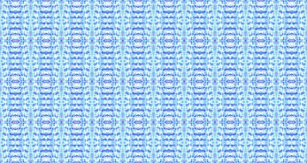 Blue Seamless Mark Ink Bohemian Shibori Blob Colour Geometric Pastel — Stockfoto