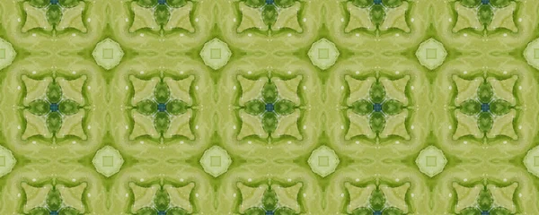 Geometrisches Muster Der Grünen Farbe Nahtlose Teppichmuster Farbe Bohemian Texture — Stockvektor