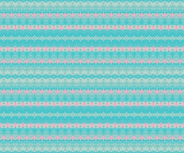 Tribal Geo Tie Dye Roze Stamborstel Roze Aquarel Blauw Geverfd — Stockfoto