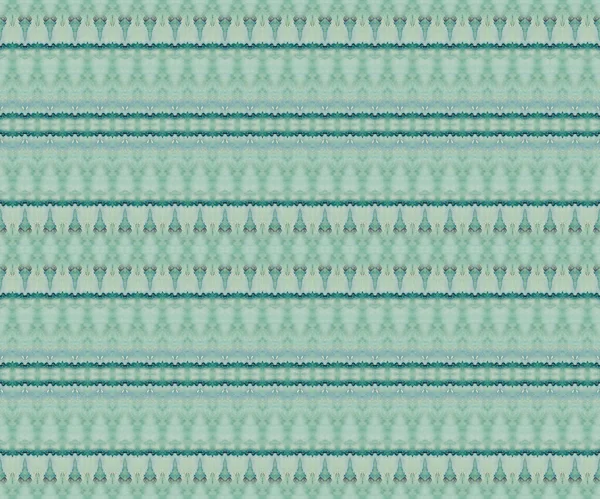 Tinta Boémia Azul Padrão Geo Tribal Abstrato Tingido Azul Escova — Fotografia de Stock