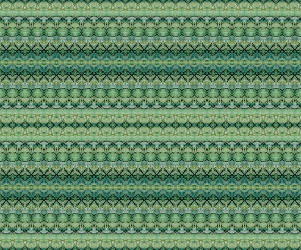 Μοτίβο Πράσινης Χρωστικής Πράσινο Μελάνι Βοημίας Σάνι Γκο Ζιγκ Ζαγκ — Φωτογραφία Αρχείου