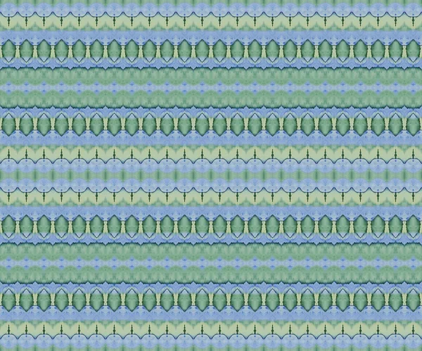 Blue Dye Aquarell Vorhanden Sonnenbürste Vorhanden Textur Mit Grüner Tinte — Stockfoto