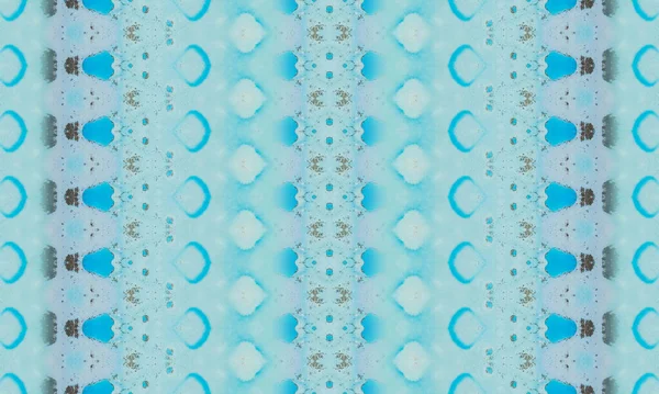Blauwe Boheemse Kleurstof Zeeverf Print Ocean Bohemian Abstract Verfte Verf — Stockfoto