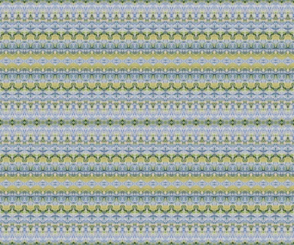 Textura Corante Azul Tintura Dourada Zigzag Blue Ethnic Stripe Tinta — Fotografia de Stock