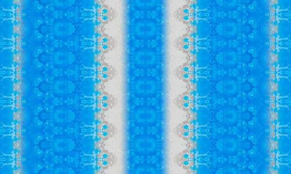 Jasny Barwnik Grunge Sea Dyed Print Niebieski Czeski Barwnik Niebo — Zdjęcie stockowe