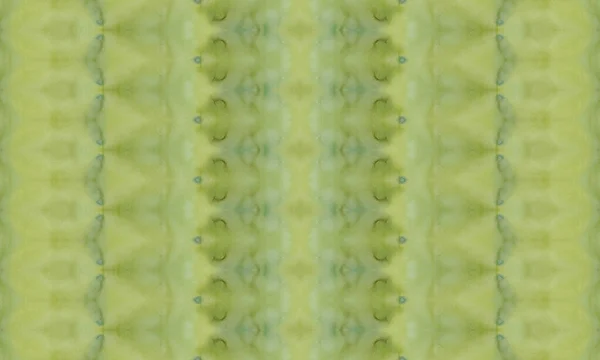 Tingido Tingido Tie Dye Têxtil Tribal Verde Pincel Tinta Tingido — Fotografia de Stock
