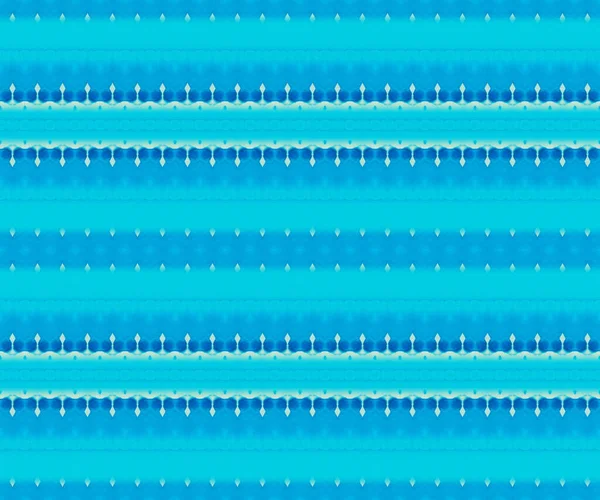 スカイ プリント 死んだインクブラシ オーシャンボヘミアン繊維 ブルー ボヘミアン ブルートライバル 青い民族画 死んだジオ 海インク水彩 — ストック写真