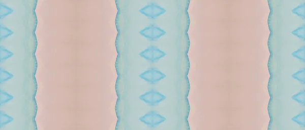 Batik Étnico Brilhante Pincel Padrão Rosa Tintura Étnica Azul Zig — Fotografia de Stock