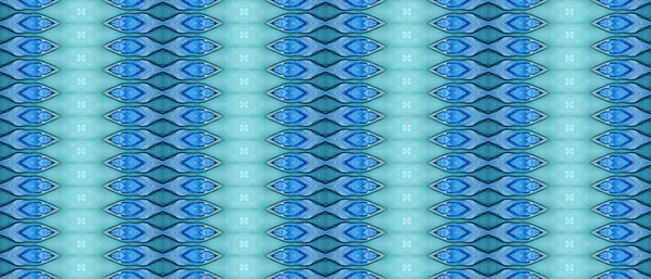 Grüne Batiktinte Blue Blue Tribal Print Hell Gefärbte Batik Grünkorn — Stockfoto