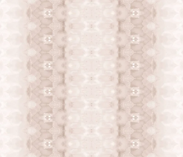 Kahverengi Kravat Boyası Batik Bej Etnik Doku Deniz Boyası Fırçası — Stok fotoğraf