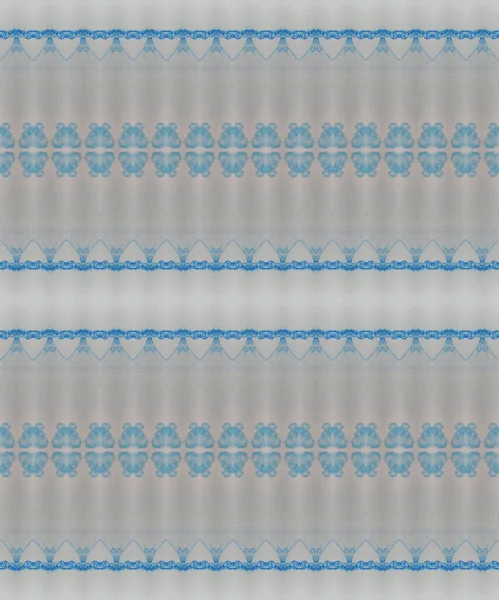 Niebieski Atrament Batik Szczotka Plemienia Morskiego Barwnik Krawat Batik Lekki — Zdjęcie stockowe