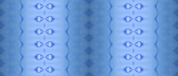 Ethnische Farbe Abstrakt Blue Bohemian Texture Blaue Ethnische Tinte Gefärbter — Stockfoto