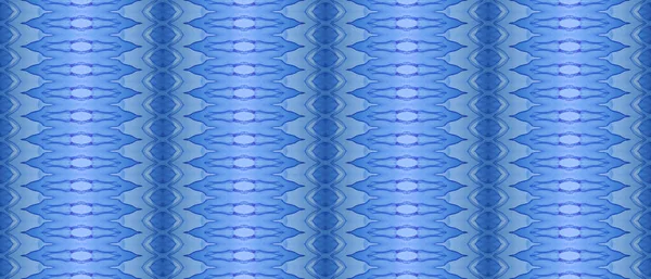 Blue Tie Dye Print Blue Batik Ink Blue Bohemian Abstract — Stock Photo, Image