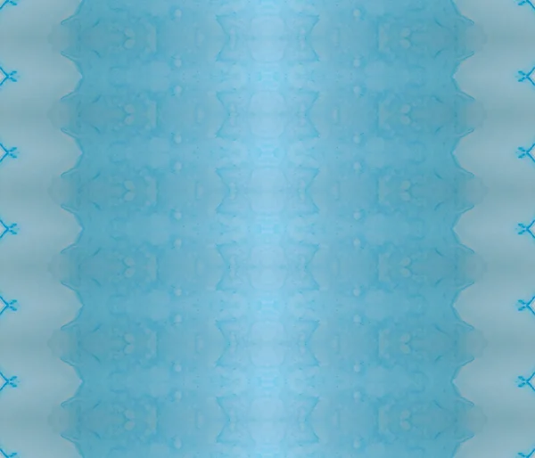 Tinta Luz Abstrato Tinta Étnica Mar Tinta Batik Azul Impressão — Fotografia de Stock