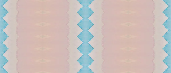 Tintura Étnica Rosa Blue Dyed Batik Pincel Tribal Brilhante Corante — Fotografia de Stock