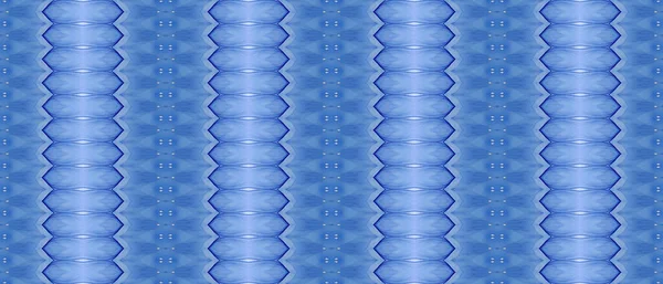 Blue Pattern Print Blue Gradient Abstract Encre Ethnique Bleue Impression — Photo