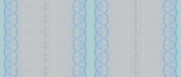 Tinta Mar Aquarela Tinta Étnica Azul Blue Tie Dye Batik — Fotografia de Stock