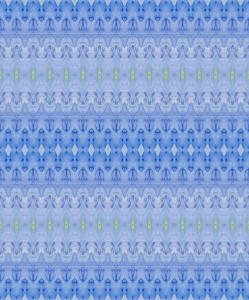 Impressão Tribal Mar Tinta Étnica Ocean Stripe Zig Zag Batik — Fotografia de Stock