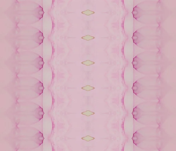 Tribal Abstract Print Pinsel Rosa Wiederholen Farbige Krawattenfärbung Rose Tribal — Stockfoto
