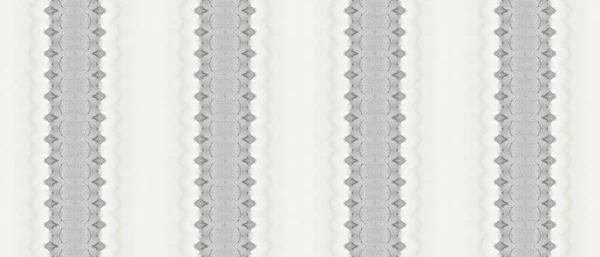 Powtarzam Gray Batik Biały Barwnik Etniczny Gray Grain Textile Szczotka — Zdjęcie stockowe