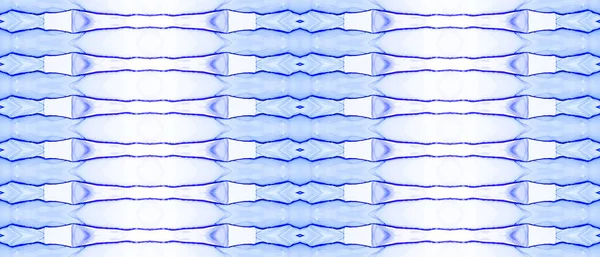 Сине Серая Текстура Синие Этнические Чернила Племенной Рисунок Кисти Абстракция — стоковое фото