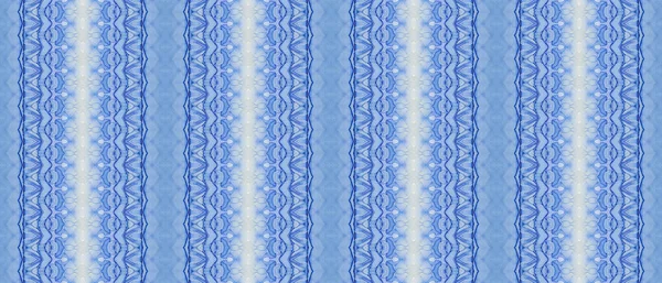 Абстракция Светлых Чернил Синяя Текстура Этнический Отпечаток Голубой Градиентный Текстиль — стоковое фото