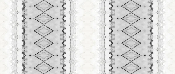 White Tribal Paint Retro Dye Print Gray Gradient Pattern White — Stock Photo, Image