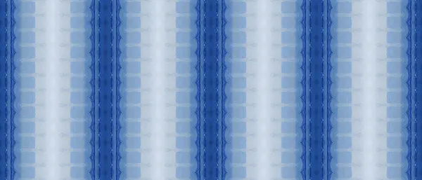 Textura Boémia Azul Tinta Étnica Azul Pincel Tribal Tie Dye — Fotografia de Stock