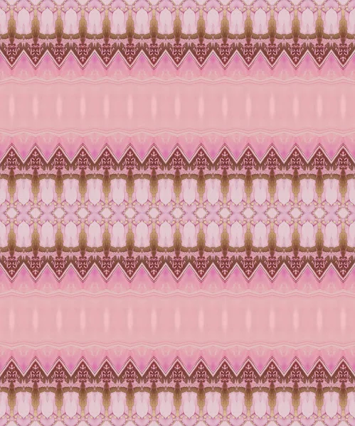 Luxury Ink Batik Bright Ink Pattern Gold Bohemian Batik Pink — Stock Photo, Image