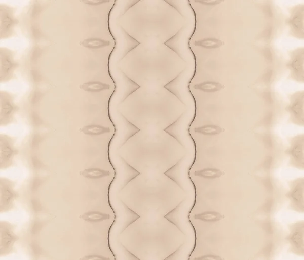 Bruine Tribal Batik Sky Ink Brush Oceaangeverfde Borstel Beige Grain — Stockfoto