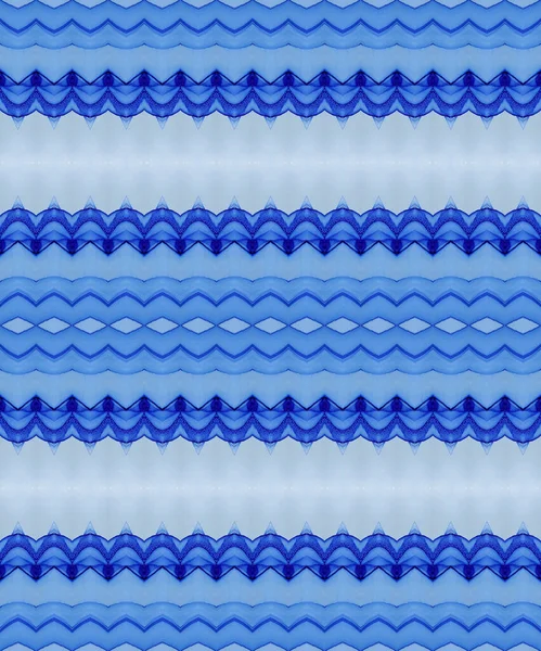 Padrão Tingido Batik Tinta Batik Azul Têxtil Gradiente Azul Ocean — Fotografia de Stock