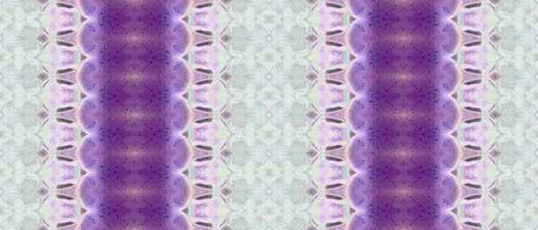 Imprimé Teint Violet Peinture Aux Grains Acides Colorant Jaune Batik — Photo