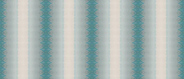 Kék Bohém Textil Festett Nyomtatási Cikcakk Világos Tinta Akvarell Kék — Stock Fotó