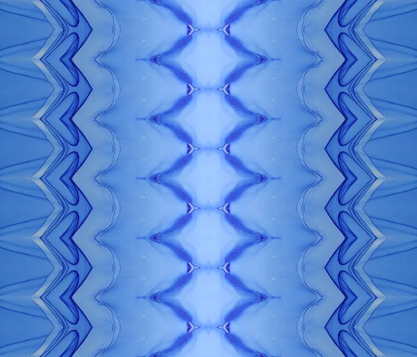 Sea Ink Watercolor Blue Gradient Texture Tribal Textile Batik Blue — Stock Photo, Image