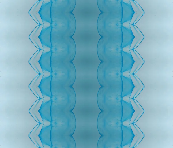 Tribal Batik Stripe Tinta Batik Azul Pincel Textura Tingido Impressão — Fotografia de Stock