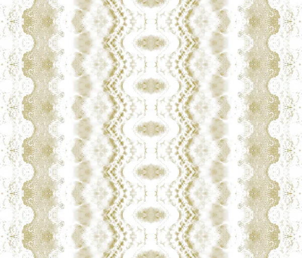 Gold Tie Dye Paint Vorhanden Schmutzig Gefärbtes Textil Beige Ethnic — Stockfoto