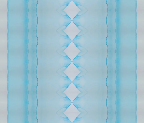 Tribal Drukuj Pasek Lekki Atrament Streszczenie Szczotka Blue Abstract Zabarwiony — Zdjęcie stockowe
