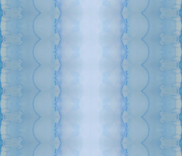 Blaue Batik Tinte Leichtes Tusche Aquarell Ethnische Tuschpinsel Vorhanden Blaues — Stockfoto