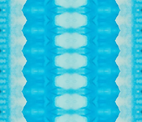 Ácido Corante Abstrato Pintura Tribal Verde Blue Geo Batik Tinta — Fotografia de Stock