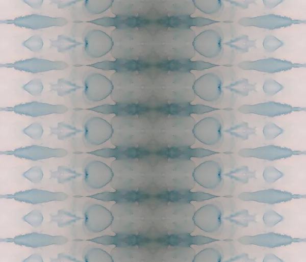 Impressão Abstrata Tribal Blue Gradient Stripe Pincel Étnico Batik Tinta — Fotografia de Stock
