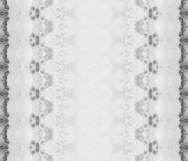 Fehér Gabona Batik Szürke Festett Nyakkendő Festék Szürke Etnikai Stripe — Stock Fotó