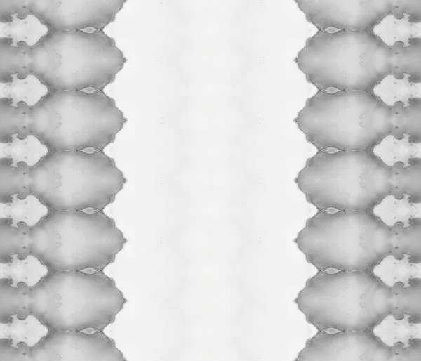 Witte Etnische Inkt Witte Aquarel Vintage Inkt Batik Gray Pattern — Stockfoto