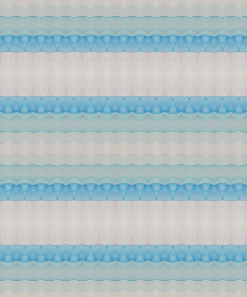 Blue Gradient Abstract Encre Ethnique Bleue Textile Brosse Teint Batik — Photo