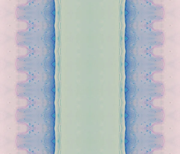 Μπλε Βαμμένος Μπατίκ Ροζ Εθνικ Μελάνι Περίληψη Εθνικών Μελανιών Βαμμένο — Φωτογραφία Αρχείου