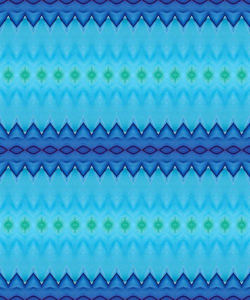Zielony Wzór Barwnika Zielony Tusz Etniczny Plemię Ocean Batik Niebieska — Zdjęcie stockowe