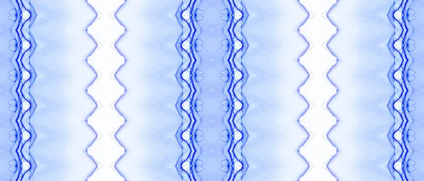 Blue Gradient Tie Dye Tribal Abstract Print Gefärbtes Farbmuster Gefärbte — Stockfoto