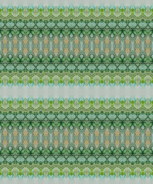 Modèle Vert Batik Imprimé Teint Acide Blue Gradient Batik Modèle — Photo