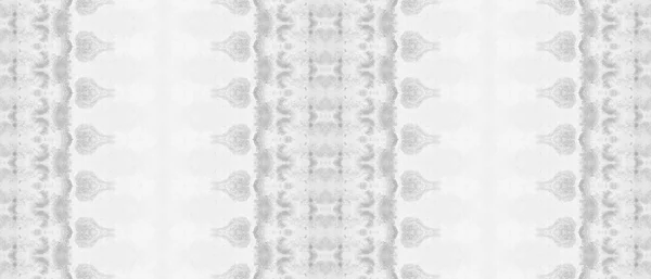 Грецький Богемський Текстиль Білий Етнічний Інк Білий Зерновий Патерн Gray — стокове фото