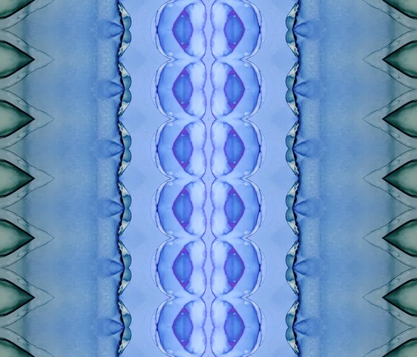 Tinta Batik Azul Tinta Étnica Sky Dyed Batik Tinta Luz — Fotografia de Stock