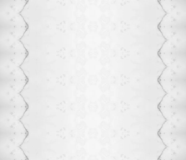 Impressão Sem Costura Branca Tinta Étnica Cinzenta Pincel Tingido Branco — Fotografia de Stock